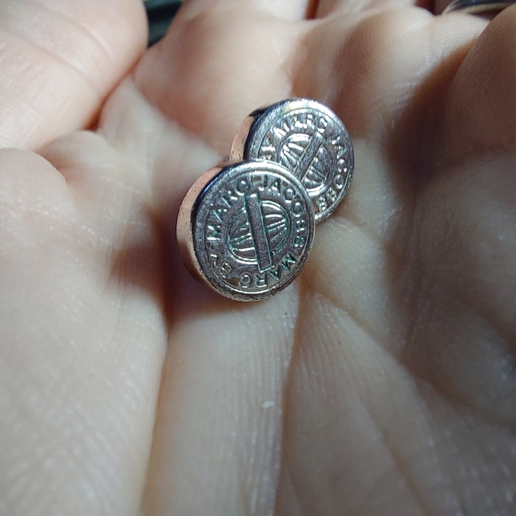Marc Jacobs silver stud earrings - Picture 2 of 7
